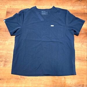 Figs Navy Blue Women's Top